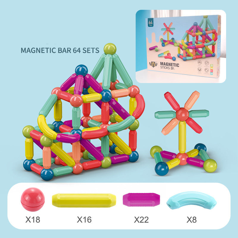 Magnetic Building Block Stick